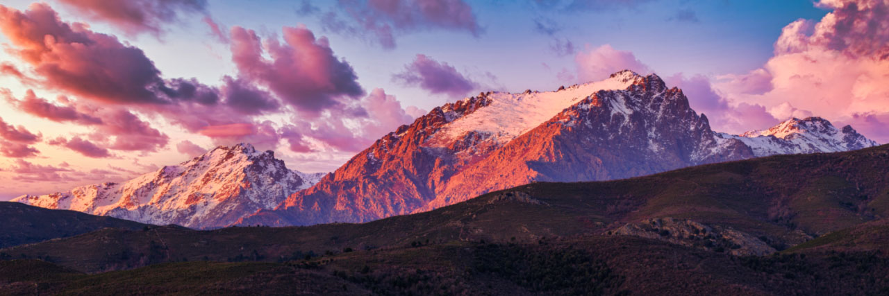Herve Sentucq - Massif du Monte Cinto depuis le col de San Colombano