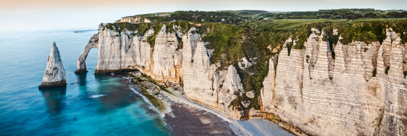 Herve Sentucq - Aiguille et Porte d'Aval, Etretat, Côte d'Albâtre