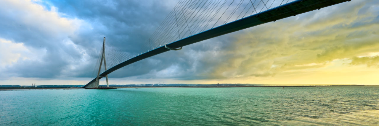 Herve Sentucq - Pont de Normandie, Le Havre - Honfleur