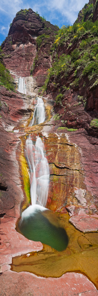 Herve Sentucq - Cascade de Challandre, Beuil, gorges du Cians, Mercantour