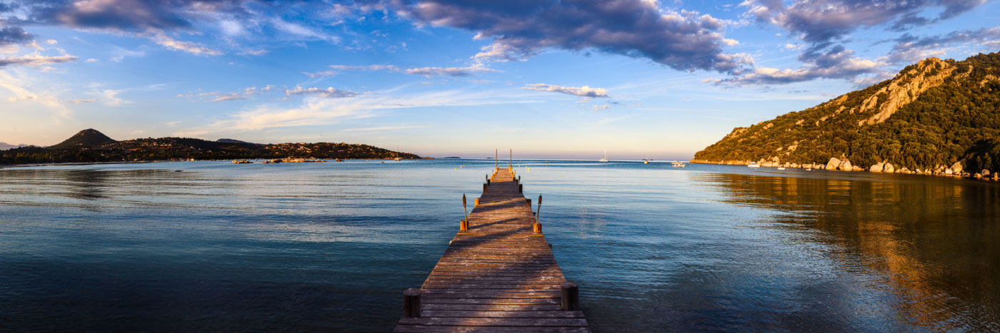 Herve Sentucq - Ponton, baie de Santa Giulia, Porto-Vecchio