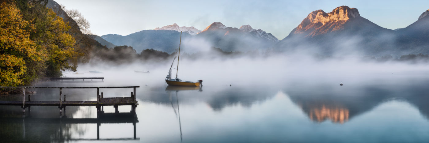 Herve Sentucq - Lac d'Annecy et Massif des Bauges 