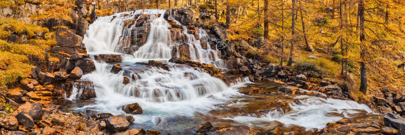 Herve Sentucq - Cascade de Fontcouverte, vallée de la Clarée, Névache