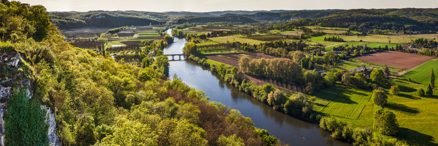 Herve Sentucq - La Dordogne, belvédère de la Barre de Domme