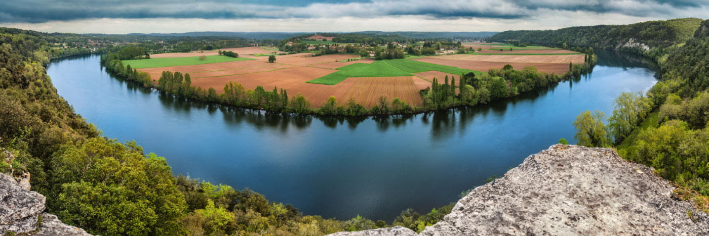 Herve Sentucq - La Dordogne à la cingle de Trémolat