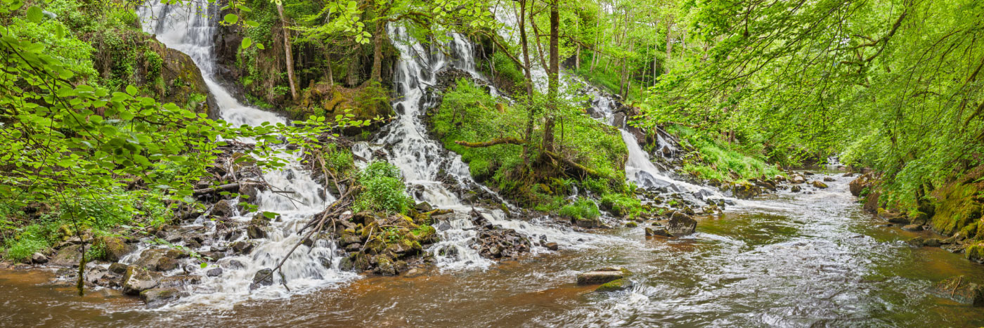 Herve Sentucq - Cascades sur la Diège (affluent de la Dordogne), Mestes