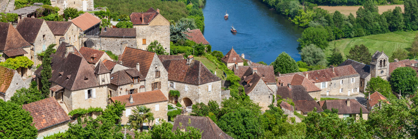 Herve Sentucq - Castelnaud-la-Chapelle dominant la Dordogne