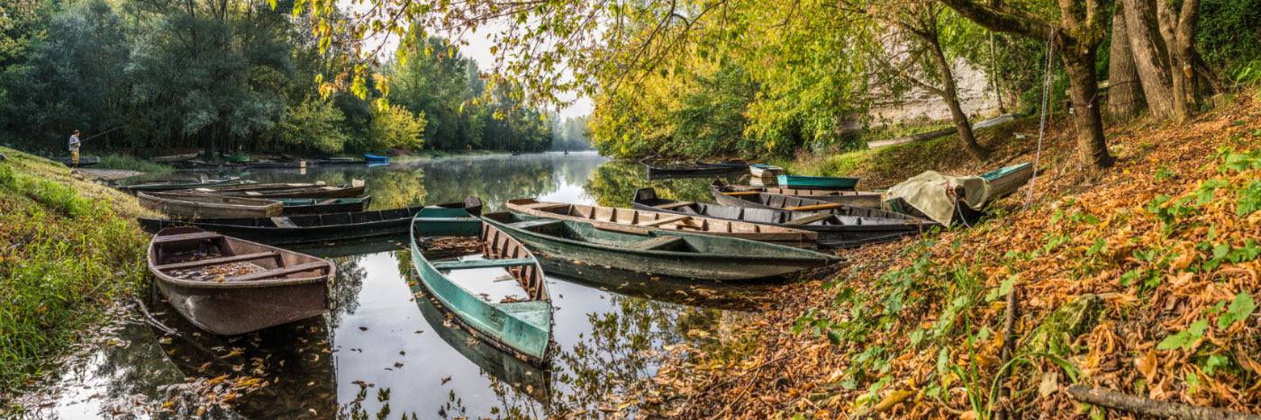 Herve Sentucq - Bras mort de la Dordogne à Aillac