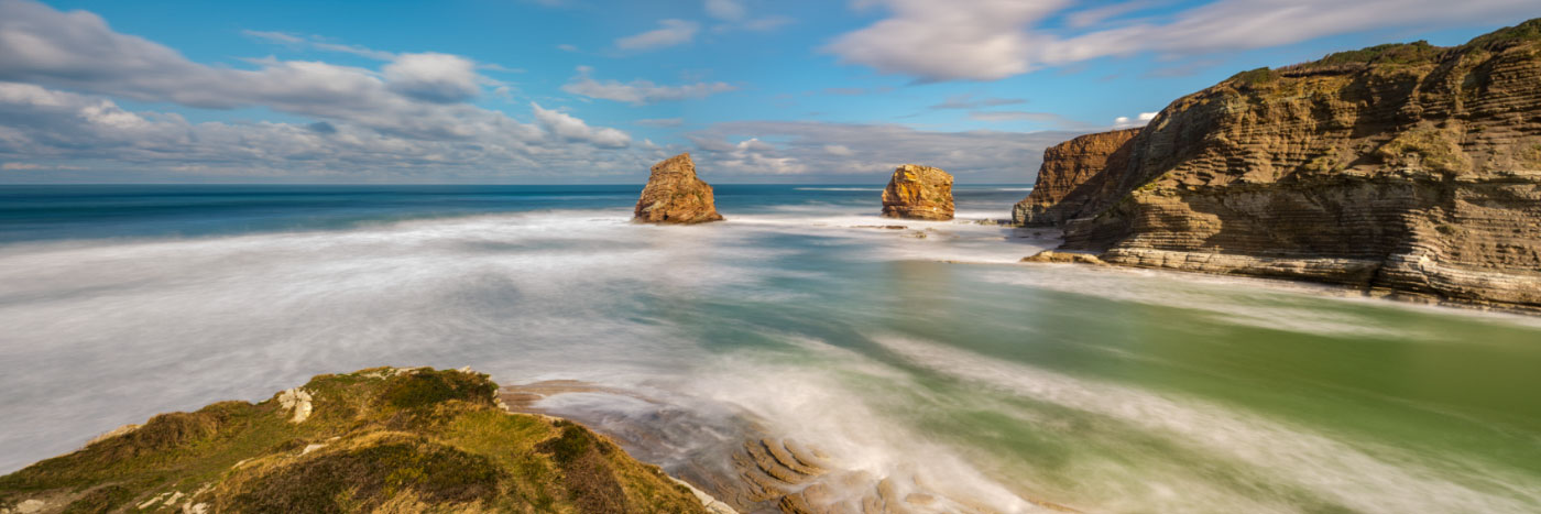 Herve Sentucq - Crique des deux jumeaux, Hendaye, Pays-Basque