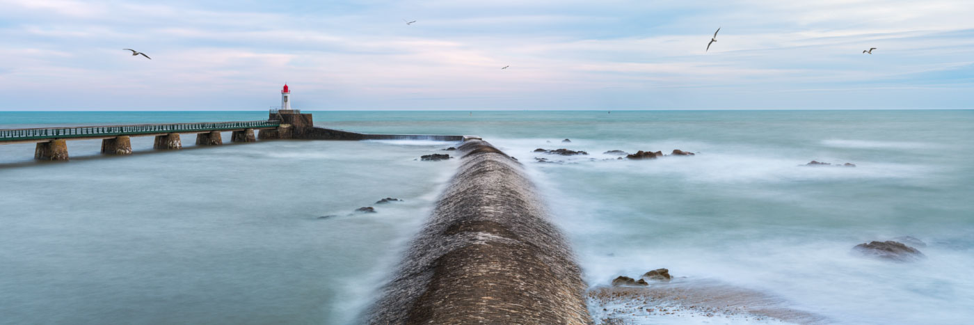 Herve Sentucq - La grande jetée Saint-Nicolas, Les Sables-d'Olonne