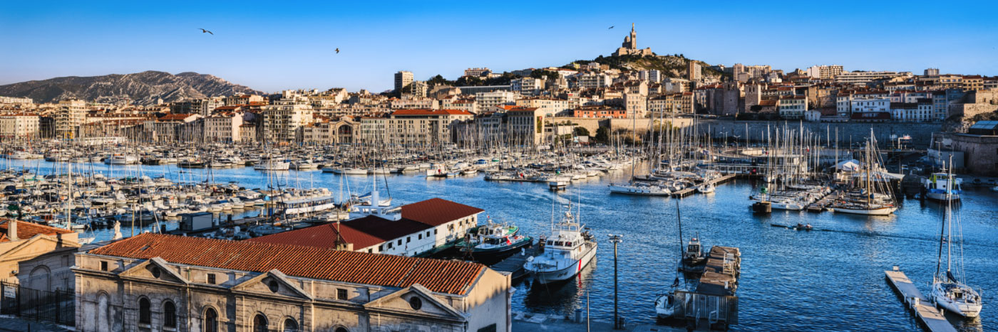 Herve Sentucq - Port de Marseille et Notre-Dame de la Garde