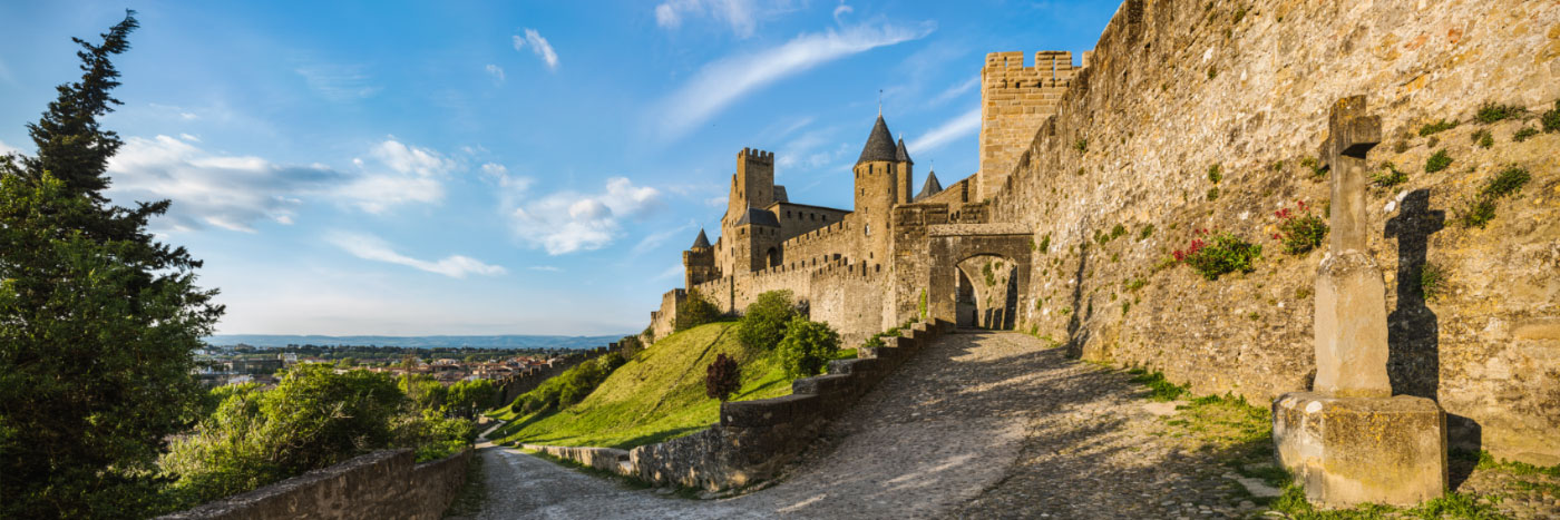 Herve Sentucq - La porte d'Aude, Cité de Carcassonne, pays cathare