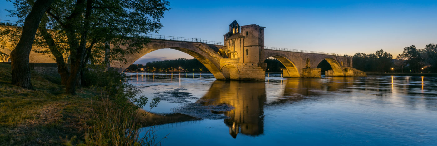 Herve Sentucq - Pont d'Avignon (pont Saint-Bénézet) sur le Rhône