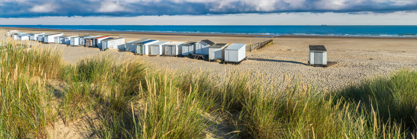 Herve Sentucq - Cabines de bains de Blériot-Plage, Sangatte, Manche