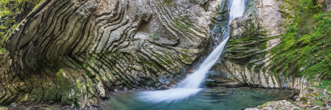 Herve Sentucq - La Cascade Mystérieuse, Le Grand-Bornand, Aravis