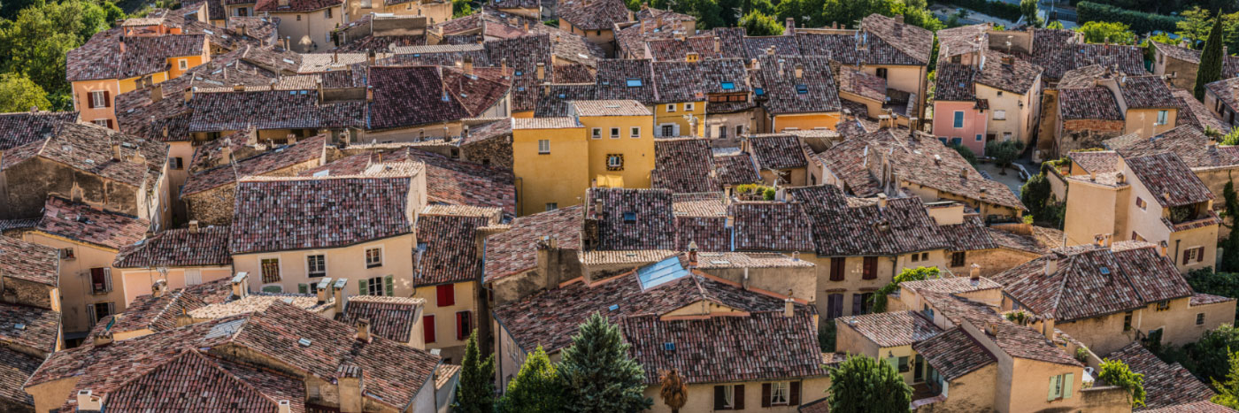 Herve Sentucq - Les toits de Moustiers-Sainte-Marie, Verdon