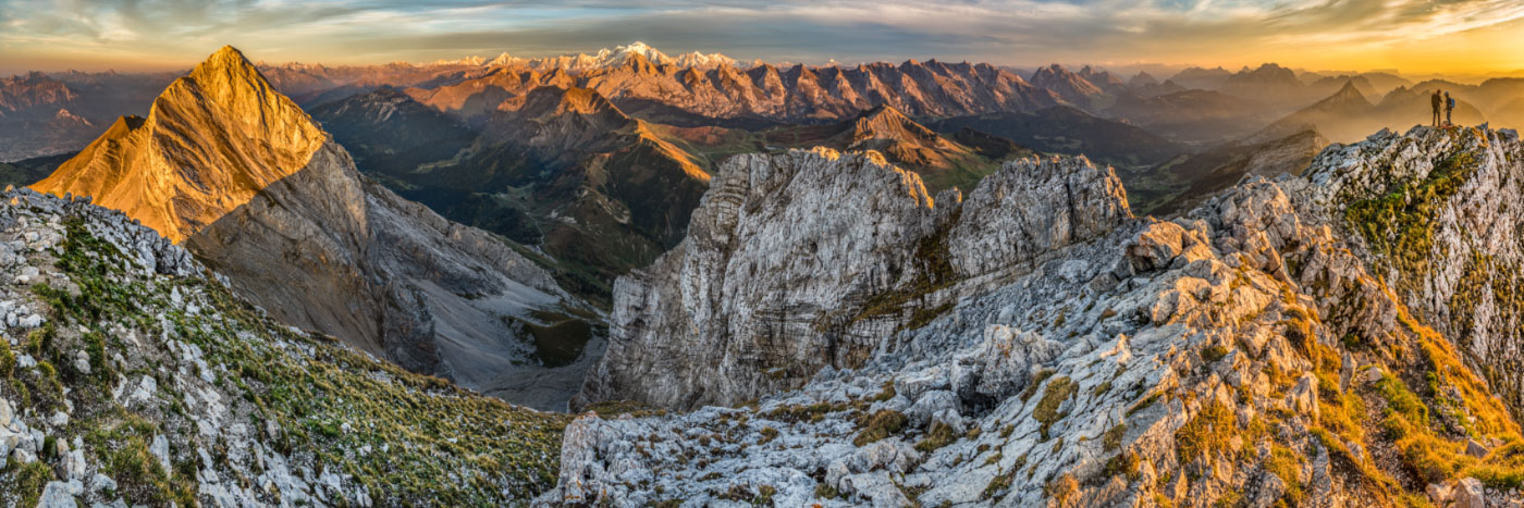 Herve Sentucq - Du pic de Jallouvre (2408 m), Bornes - Aravis