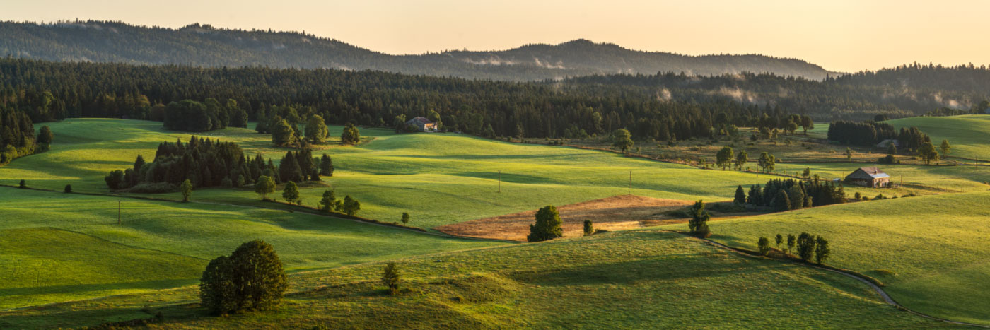 Herve Sentucq - Le Val-de-Mouthe depuis la butte de Châtelblanc, Jura
