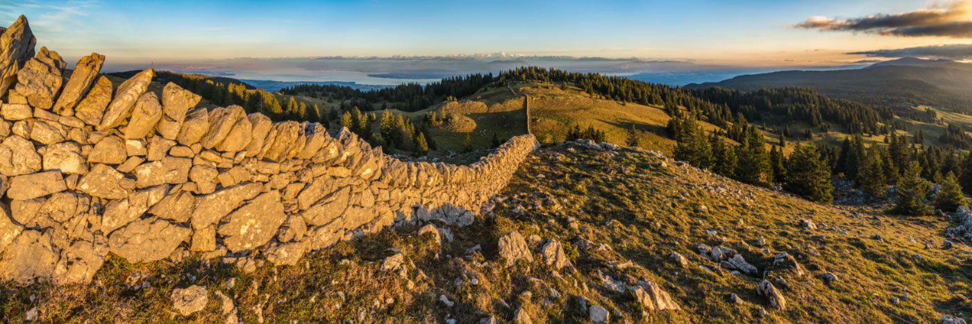 Herve Sentucq - Crêtes du Haut-Jura et Mont-Blanc, Les Rousses (France) - La Dôle (Suisse)