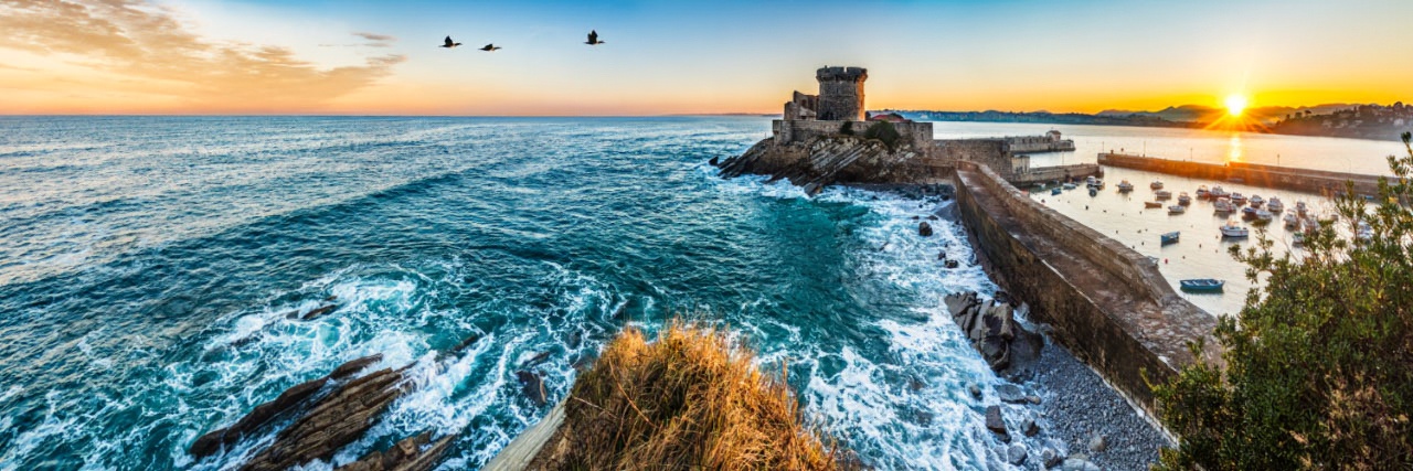 Herve Sentucq - Fort (Vauban) de Socoa, baie de Saint-Jean-de-Luz, Pays-Basque