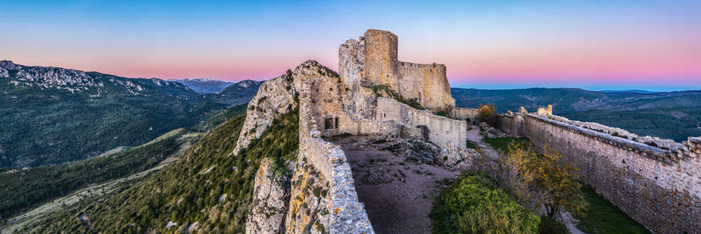 Herve Sentucq - Château de Peyrepertuse, Corbières, Pays Cathare