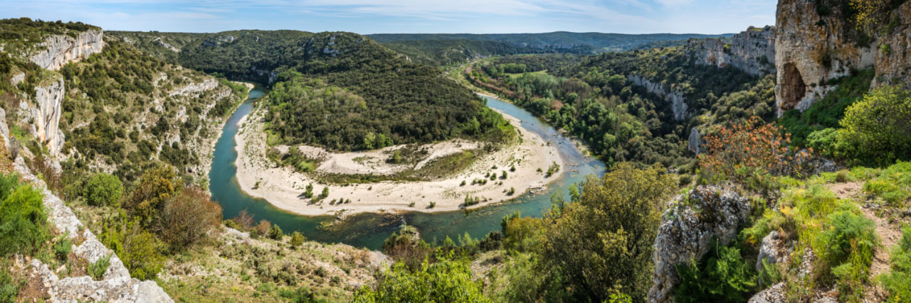 Herve Sentucq - Méandre des gorges du Gardon, Sainte-Anastasie