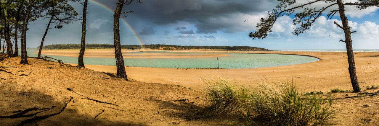 Herve Sentucq - Estuaire du Payré et plage du Veillon, côte Atlantique