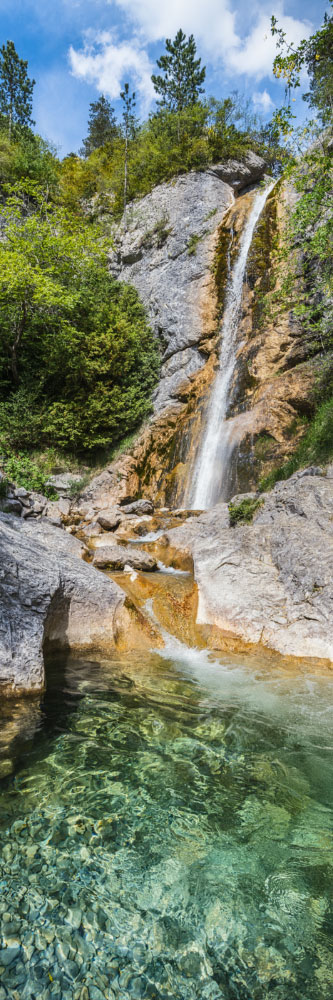 Herve Sentucq - Cascade du Sapet, Les Nonières, Châtillon-en-Diois