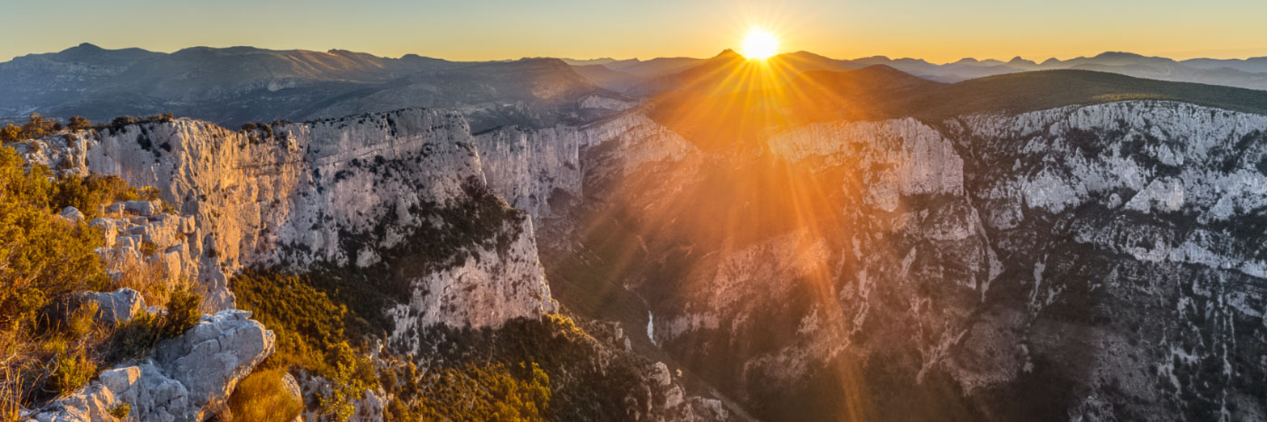 Herve Sentucq - Gorges du Verdon du belvédère du Pas de la Baou