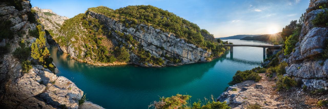 Herve Sentucq - Les gorges du Verdon au pont de Galetas