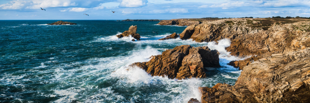 Herve Sentucq - Pointe de Kervihan, Côte Sauvage, Quiberon, côte Atlantique