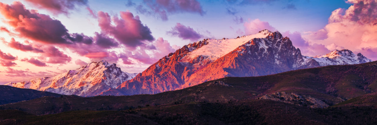 Herve Sentucq - Massif du Monte Cinto depuis le col de San Colombano