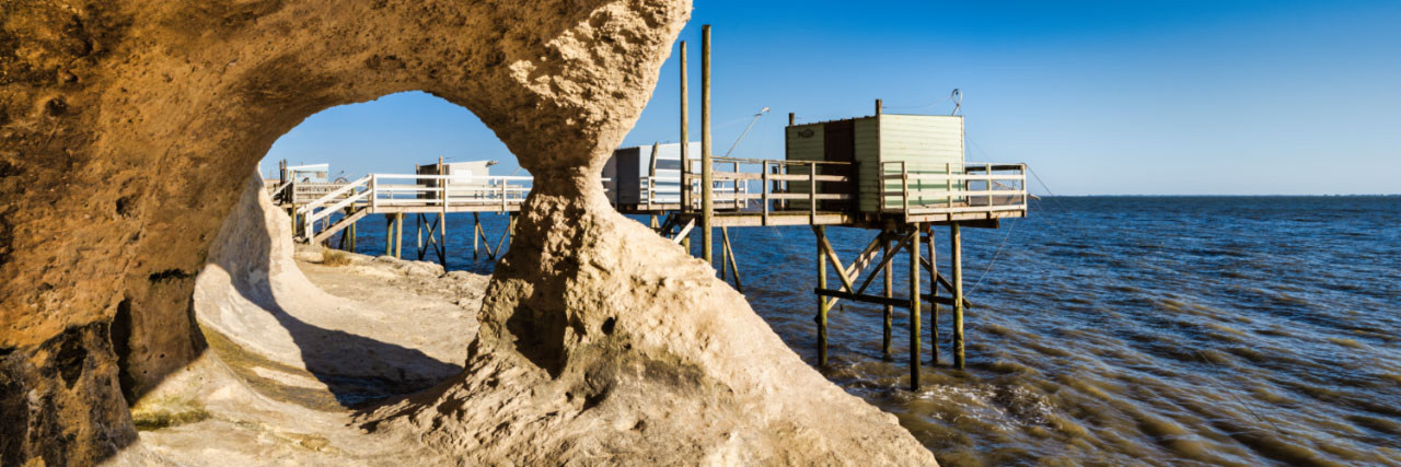 Herve Sentucq - Meschers, Boulevard de la falaise, estuaire de la Gironde