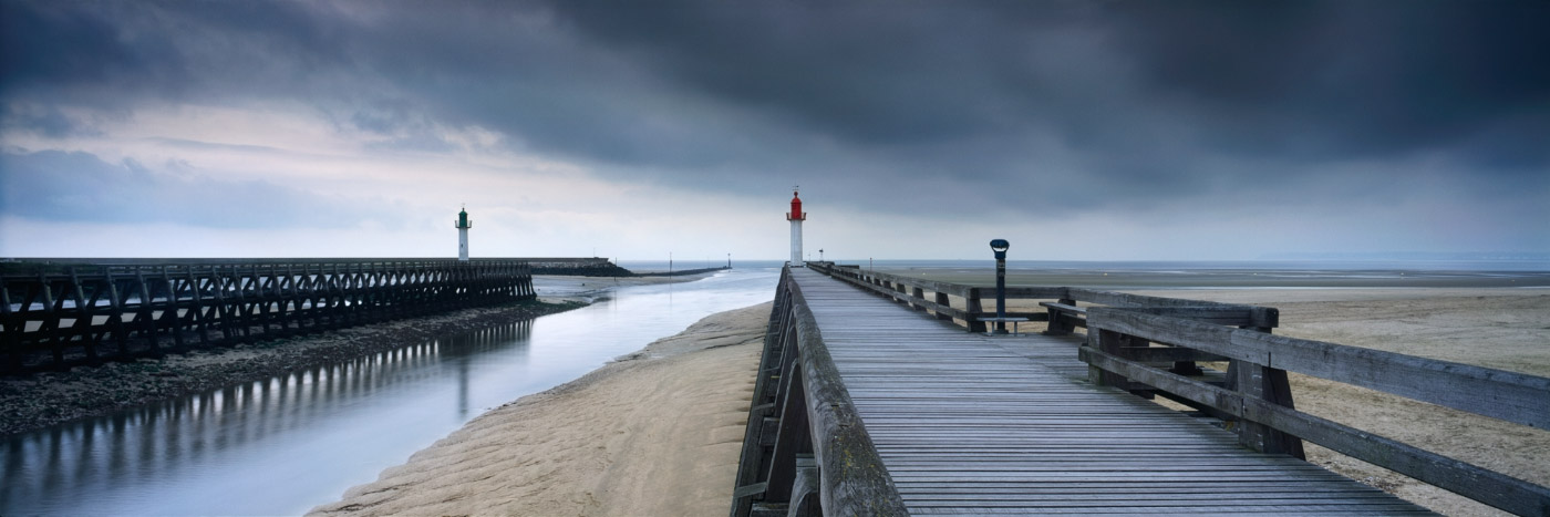 Herve Sentucq - Jetées de Trouville et de Deauville, Côte fleurie