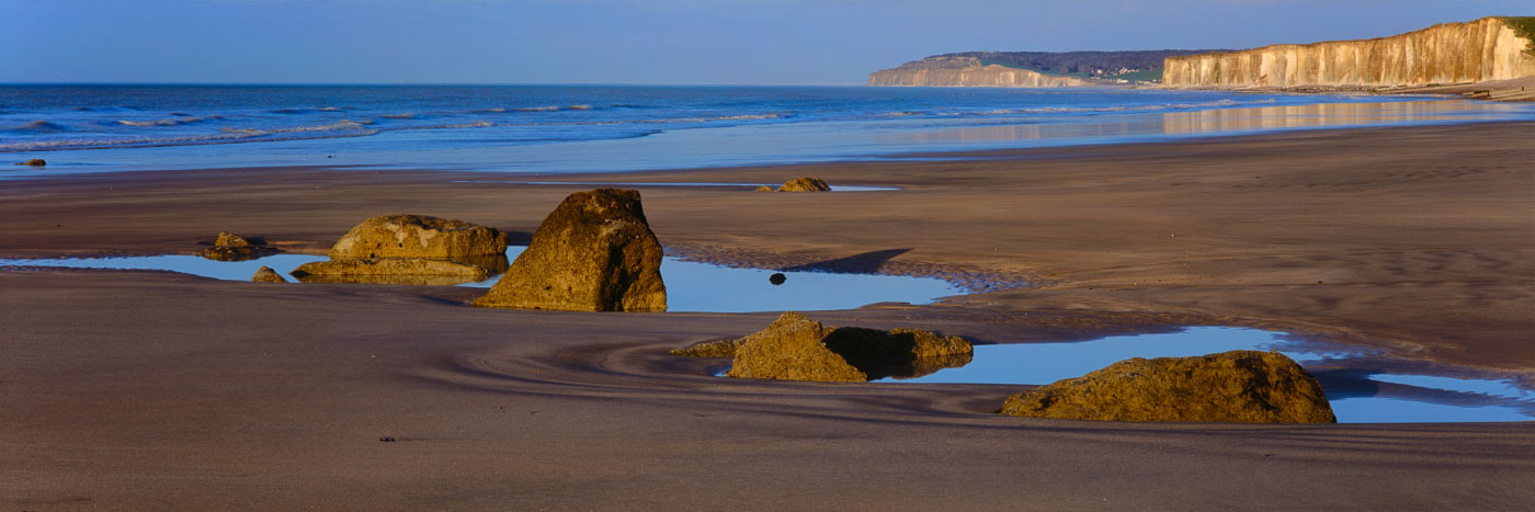 Herve Sentucq - Plage de St-Aubin-sur-Mer, Côte d'Albâtre