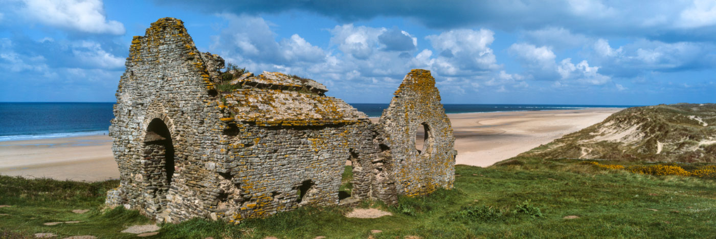 Herve Sentucq - Dunes d'Hatainville et vieille église du Carteret, Côte des Havres