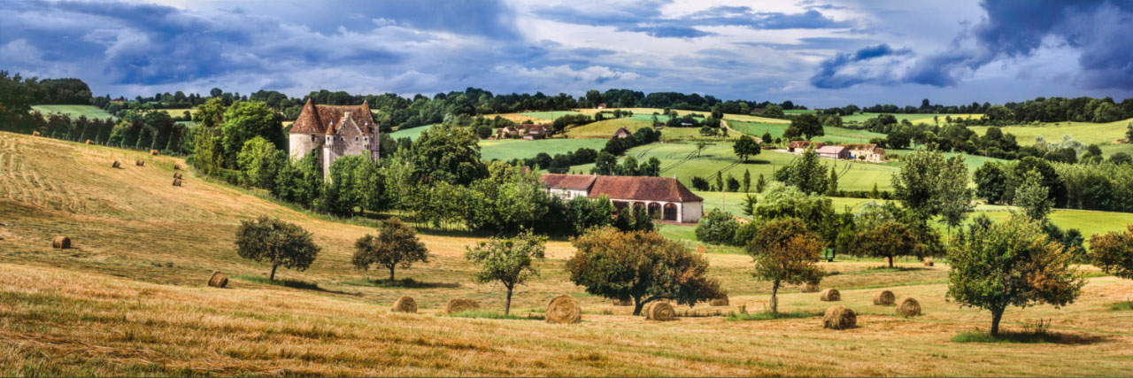 Herve Sentucq - Campagne près du manoir de Courboyer, Perche