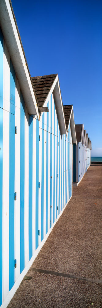 Herve Sentucq - Cabines de bain, Saint-Valery-en-Caux