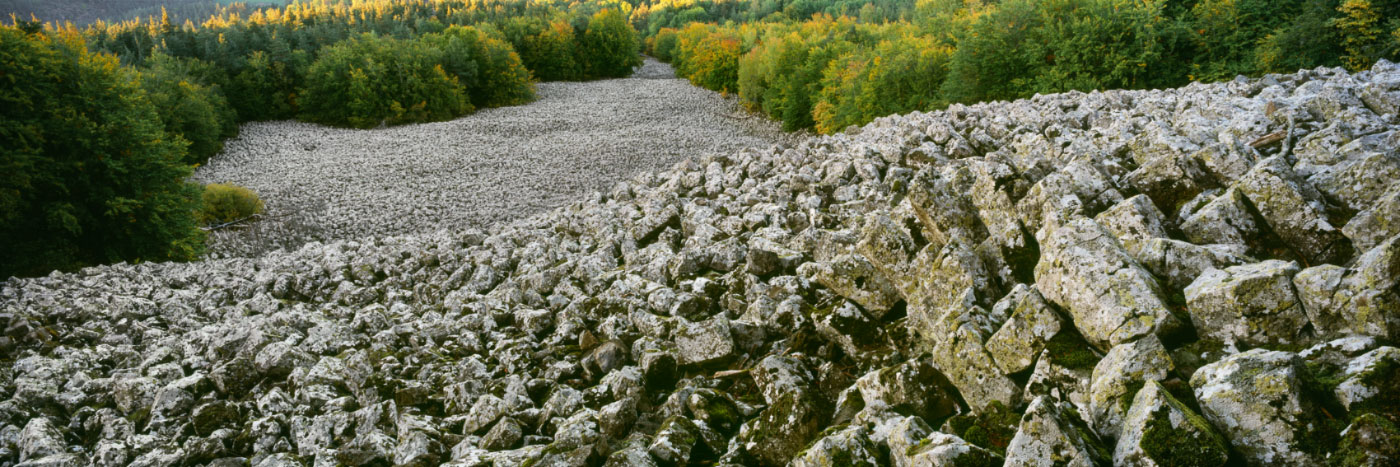 Herve Sentucq - Coulée de lave de Bourianne, Saint-Julien-d'Ance, Bassin de l'Emblavez