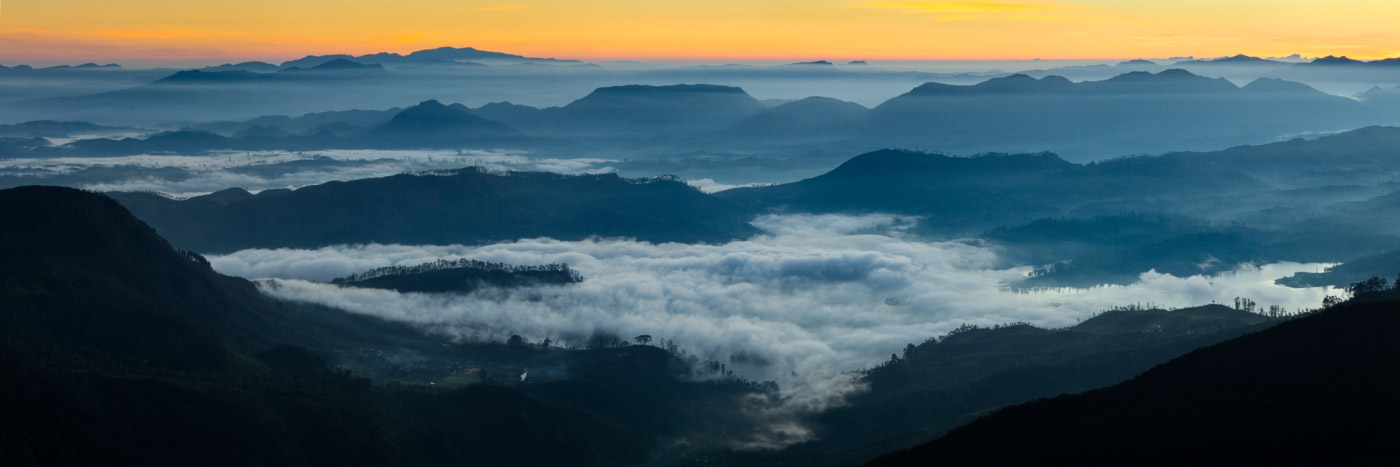 Herve Sentucq - Panorama de l'Adam's Peak, Sri Prada