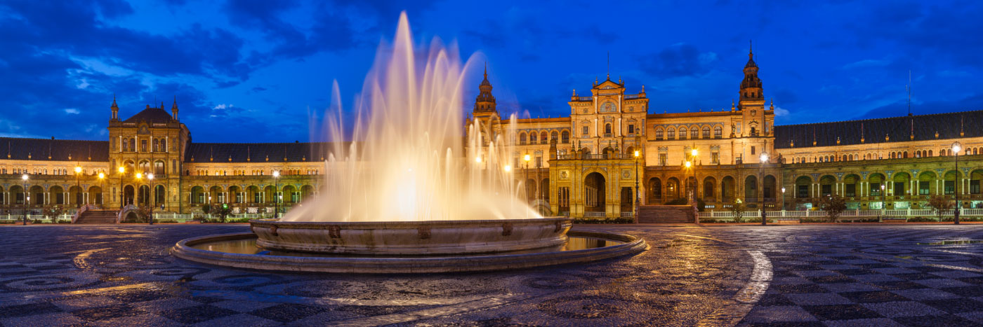 Herve Sentucq - Séville, place d'Espagne (Plaza de Espana)