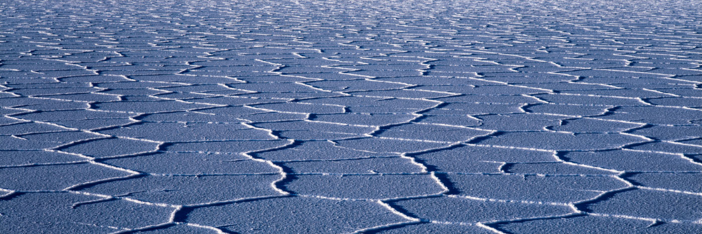 Herve Sentucq - Hexagones de sel, salar d'Uyuni